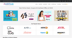 Desktop Screenshot of dealsfreak.com